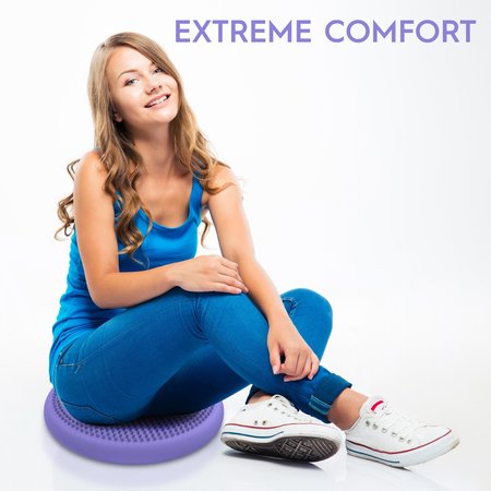 Bouncybands Big Wiggle Seat Sensory Cushion, Purple WS33PU